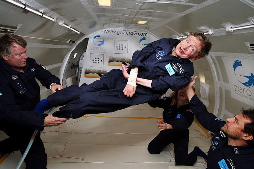 Stephen Hawking a Gravità Zero