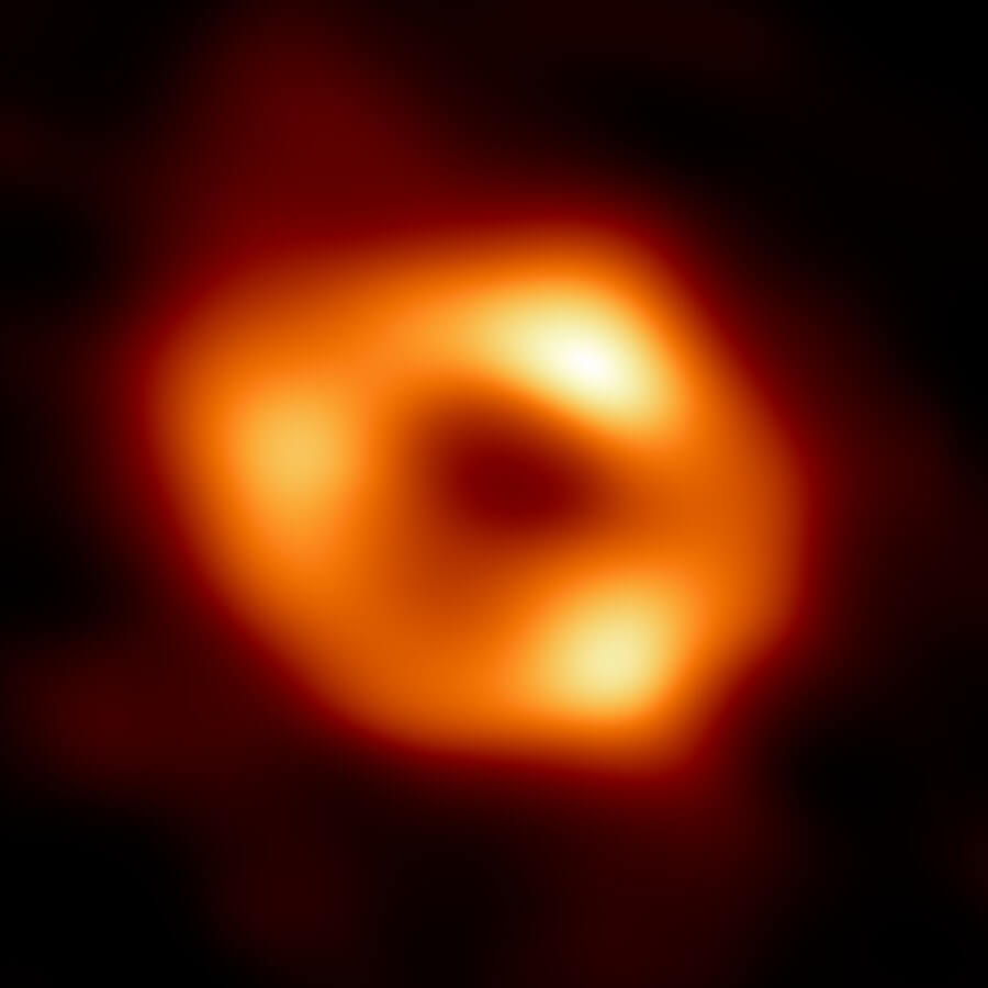 Immagine del Buco nero Sagittarius A*