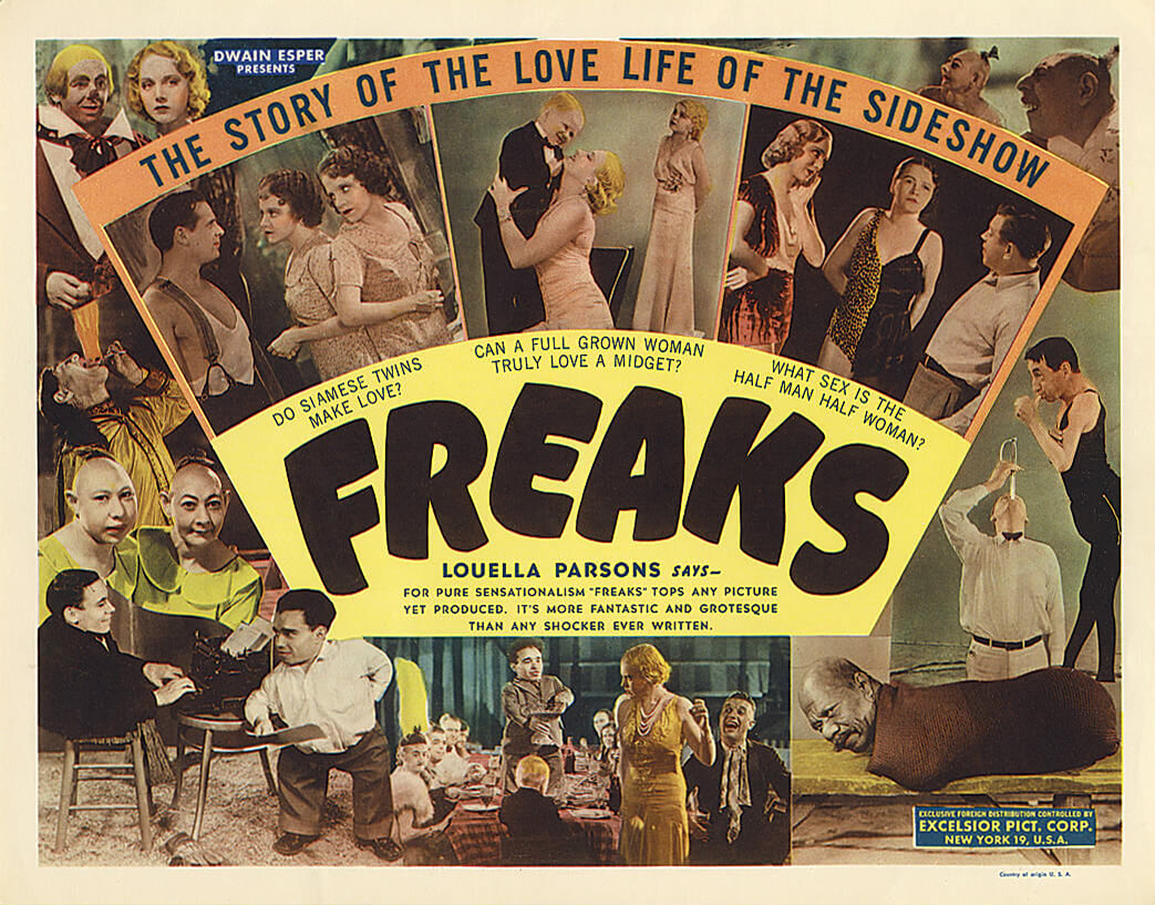 Poster del film Freaks di Tod Browning del 1932