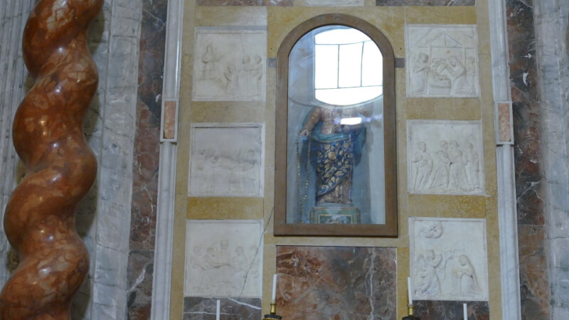 Chiesa di S.Antonino, Lazzaro Acquarone, scene di vita della Vergine